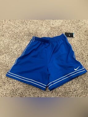 Nike Royal Blue Shorts with White Trim - Kids